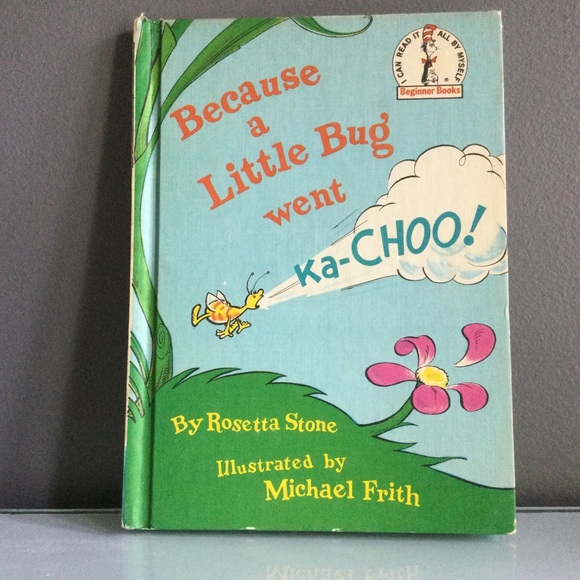Because a Little Bug Went Ka-Choo! Vintage Book - Picture 1 of 3